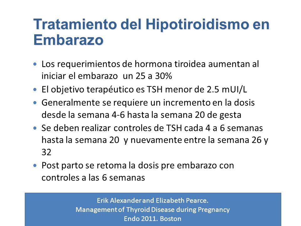 De mujeres embarazadas tiroides en sintomas